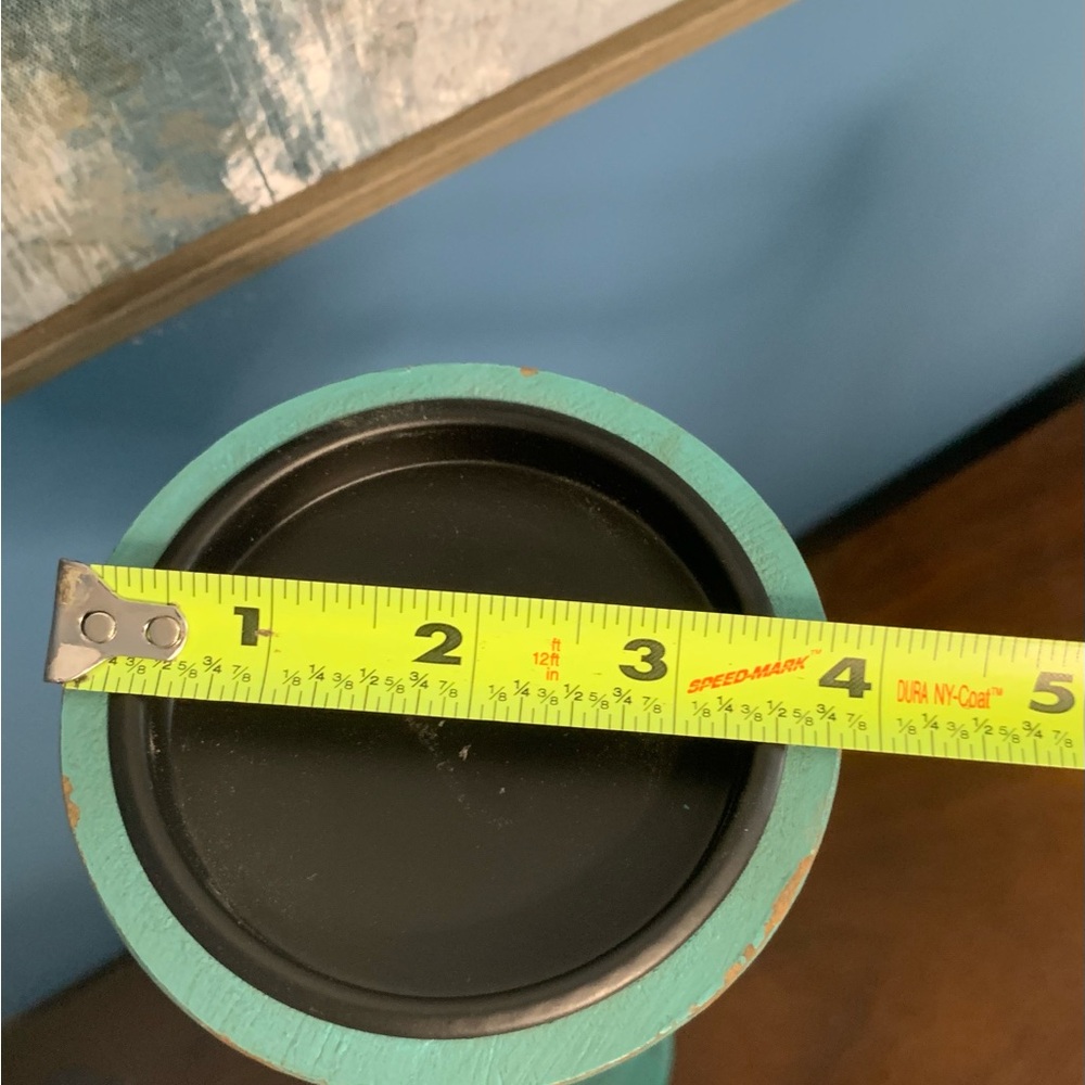 Elegant Turquoise Candle Holder - Picture 6 of 8